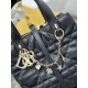 Special Grade Replica Dior Small Toujours Vertical Tote Bag with Lucky Charm in Black Clone Sale