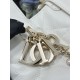 Special Grade Replica Dior Small Toujours Vertical Tote Bag with Lucky Charm in White Clone Sale
