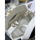 Special Grade Replica Dior Small Toujours Vertical Tote Bag with Lucky Charm in White Clone Sale