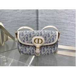 Special Grade Replica Dior Medium East-West Dior Oblique Jacquard Bag in Blue Clone Sale