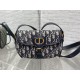 Best Replica Dior Medium East-West Dior Oblique Jacquard Bag in Black Fake At Cheap Price Special Grade Replica Dior Medium East-West Dior Oblique Jacquard Bag in Black Clone Sale