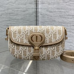 Special Grade Replica Dior Medium East-West Dior Oblique Jacquard Bag in Brown Clone Sale