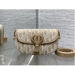 Special Grade Replica Dior Medium East-West Dior Oblique Jacquard Bag in Brown Clone Sale