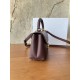 Special Grade Replica Céline Teen Nino Top Handle Bag in Smooth Calfskin in Burgundy Clone Sale