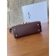 Special Grade Replica Céline Teen Nino Top Handle Bag in Smooth Calfskin in Burgundy Clone Sale