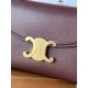 Special Grade Replica Céline Teen Nino Top Handle Bag in Smooth Calfskin in Burgundy Clone Sale