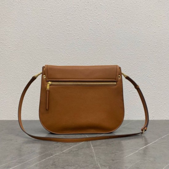 Special Grade Replica Céline Soft Triomphe Besace Crossbody Bag Brown Clone Sale