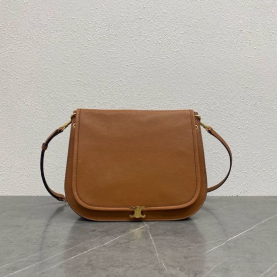 Special Grade Replica Céline Soft Triomphe Besace Crossbody Bag Brown Clone Sale