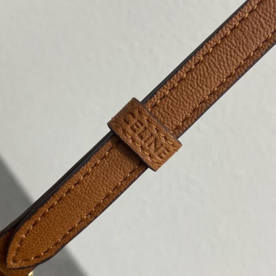 Special Grade Replica Céline Soft Triomphe Besace Crossbody Bag Brown Clone Sale