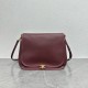 Special Grade Replica Celine Soft Triomphe Besace Shoulder Bag in Burgundy Clone Sale