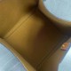 Special Grade Replica Celine Triomphe Small Canvas/Calfskin Cube Bag in Brown Clone Sale