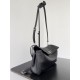 Special Grade Replica Balenciaga Rodeo Medium Shoulder Bag in Black and Silver Clone Sale