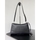 Special Grade Replica Balenciaga Rodeo Medium Shoulder Bag in Black and Silver Clone Sale