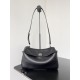 Special Grade Replica Balenciaga Rodeo Medium Shoulder Bag in Black and Silver Clone Sale