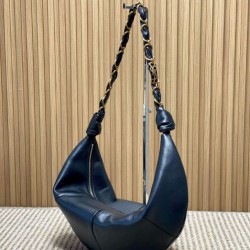 Special Grade Replica YSL Saint Laurent Amalia Hobo Bag in Black Clone Sale
