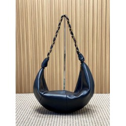 Special Grade Replica YSL Saint Laurent Amalia Hobo Bag in Black Clone Sale