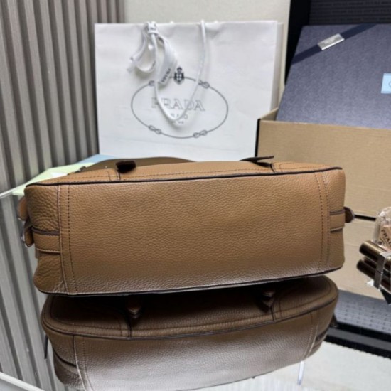 Special Grade Replica Prada Large Tote/Shopper Bag 1BG604 in Caramel Clone Sale