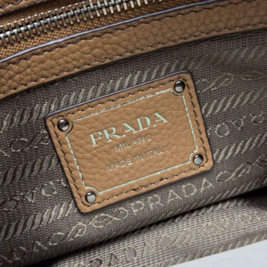 Special Grade Replica Prada Large Tote/Shopper Bag 1BG604 in Caramel Clone Sale