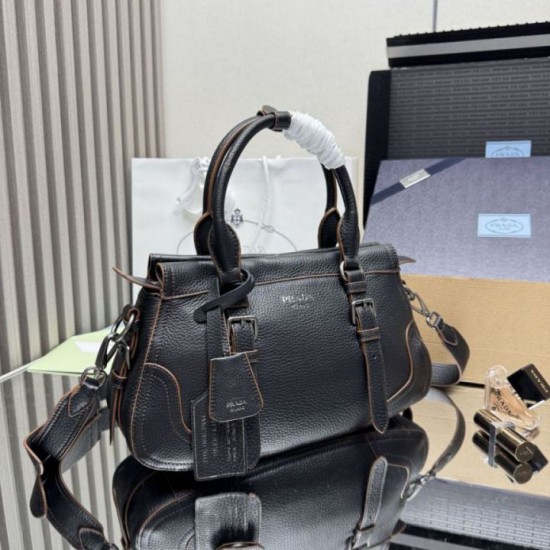 Special Grade Replica Prada Large Tote/Shopper Bag 1BG604 in Black Clone Sale
