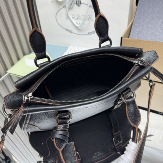 Special Grade Replica Prada Large Tote/Shopper Bag 1BG604 in Black Clone Sale