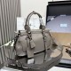 Special Grade Replica Prada Large Tote/Shopper Bag 1BG604 in Gray Clone Sale