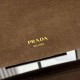 Special Grade Replica Prada Etude Large Suede Shoulder Bag 1BC259 in Caramel Clone Sale