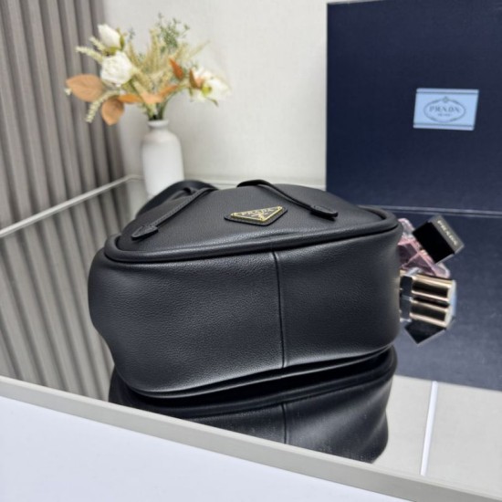 Special Grade Replica Prada Darling Mini Bucket Bag 1BE087 in Black Clone Sale