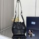 Special Grade Replica Prada Darling Mini Bucket Bag 1BE087 in Black Clone Sale