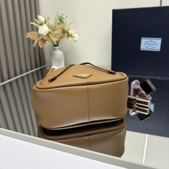 Best Replica Prada Darling Mini Bucket Bag 1BE087 in Brown Fake At Cheap Price Special Grade Replica Prada Darling Mini Bucket Bag 1BE087 in Brown Clone Sale