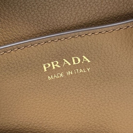 Best Replica Prada Darling Mini Bucket Bag 1BE087 in Brown Fake At Cheap Price Special Grade Replica Prada Darling Mini Bucket Bag 1BE087 in Brown Clone Sale