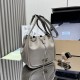 Best Replica Prada Darling Mini Bucket Bag 1BE087 in Gray Fake At Cheap Price Special Grade Replica Prada Darling Mini Bucket Bag 1BE087 in Gray Clone Sale