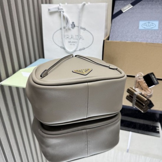 Best Replica Prada Darling Mini Bucket Bag 1BE087 in Gray Fake At Cheap Price Special Grade Replica Prada Darling Mini Bucket Bag 1BE087 in Gray Clone Sale