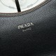 Special Grade Replica Prada Aimèe Classic Large Hobo/Shoulder Bag in Black Clone Sale
