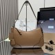 Special Grade Replica Prada Large Hobo/Shoulder Bag Aimèe Classic brown Clone Sale