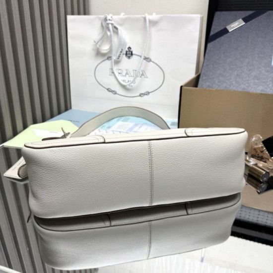 Special Grade Replica Prada Aimèe Classic large shoulder/hobo bag in beige Clone Sale