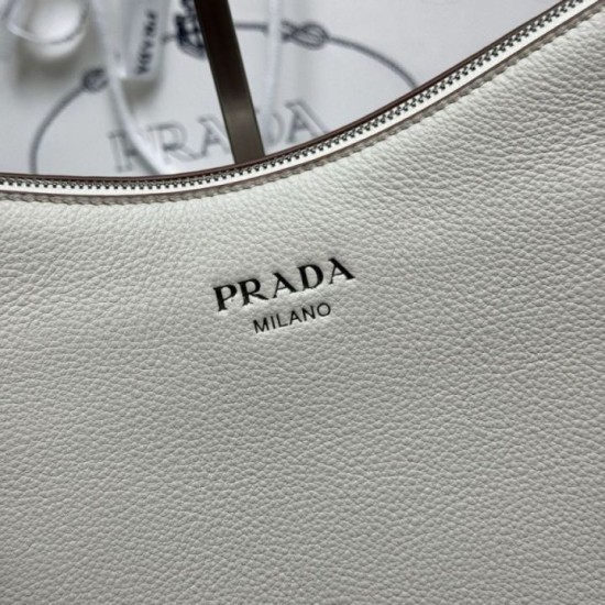 Special Grade Replica Prada Aimèe Classic large shoulder/hobo bag in beige Clone Sale