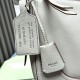 Special Grade Replica Prada Aimèe Classic large shoulder/hobo bag in beige Clone Sale