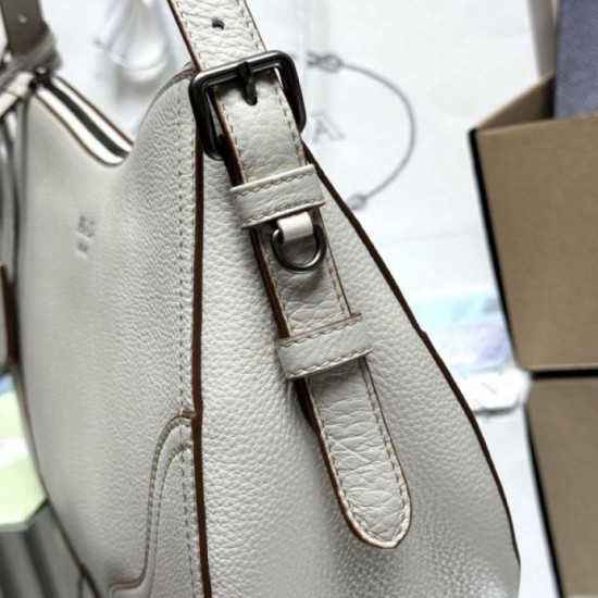 Special Grade Replica Prada Aimèe Classic large shoulder/hobo bag in beige Clone Sale