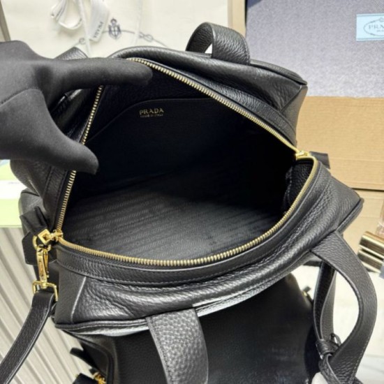 Special Grade Replica Prada 1BB148 large handbag in black Clone Sale