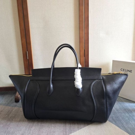 Special Grade Replica Celine large soft travel bag in black Clone Sale