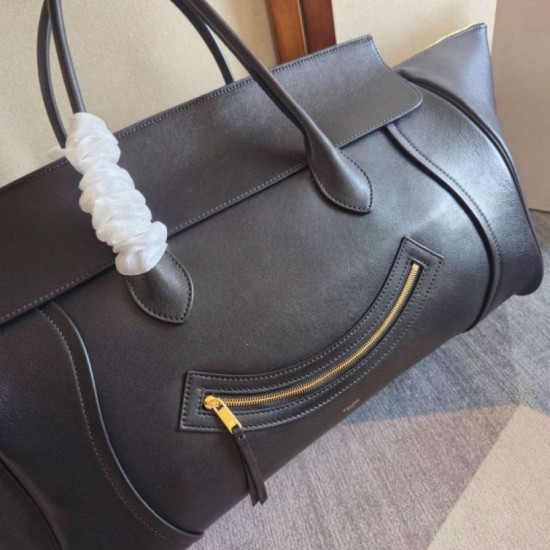Special Grade Replica Celine large soft travel bag in black Clone Sale