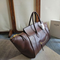 Special Grade Replica Celine large soft travel bag in coffee Clone Sale