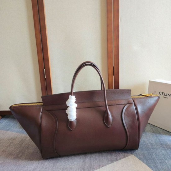 Special Grade Replica Celine large soft travel bag in coffee Clone Sale
