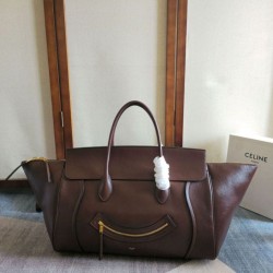 Special Grade Replica Celine large soft travel bag in coffee Clone Sale