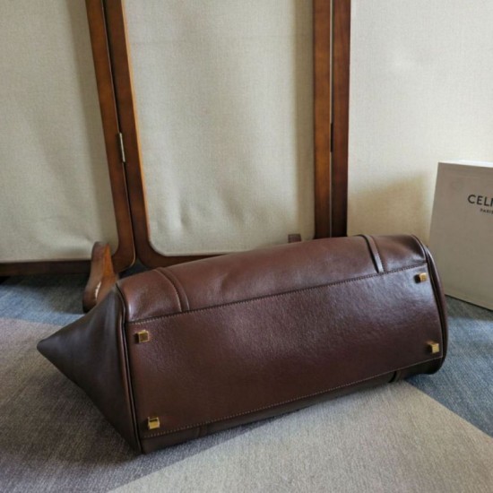 Special Grade Replica Celine large soft travel bag in coffee Clone Sale