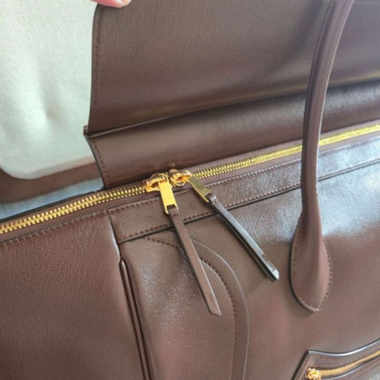 Special Grade Replica Celine large soft travel bag in coffee Clone Sale