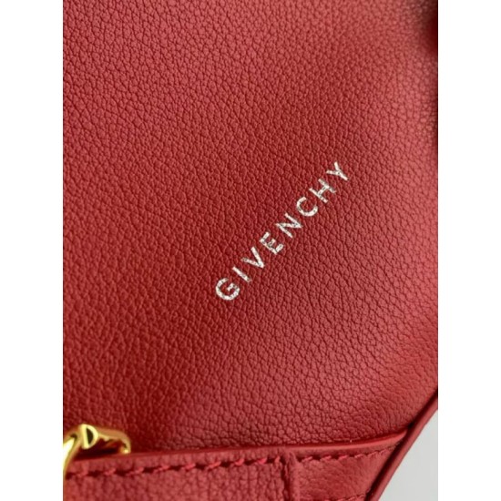 Special Grade Replica Givenchy Voyou Nano shoulder bag in red Clone Sale