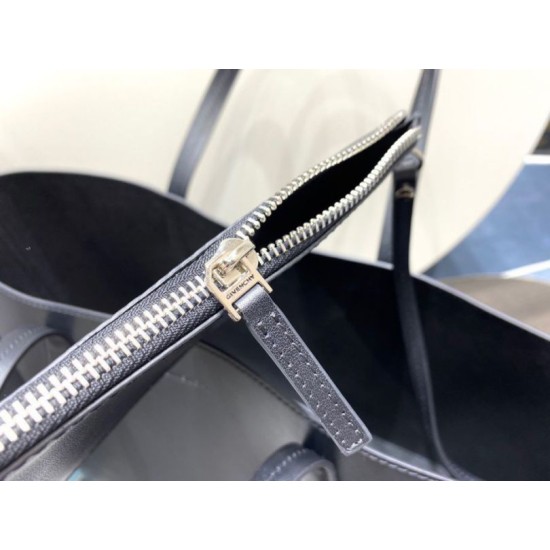 Special Grade Replica Givenchy Wing tote bag with removable internal zip pouch in black Clone Sale
