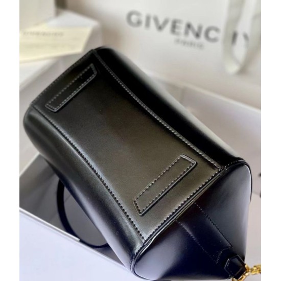 Special Grade Replica Givenchy Antigona Mini tote bag in black leather Clone Sale