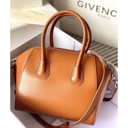 Special Grade Replica Givenchy Antigona Mini Brown Leather Tote Bag Clone Sale